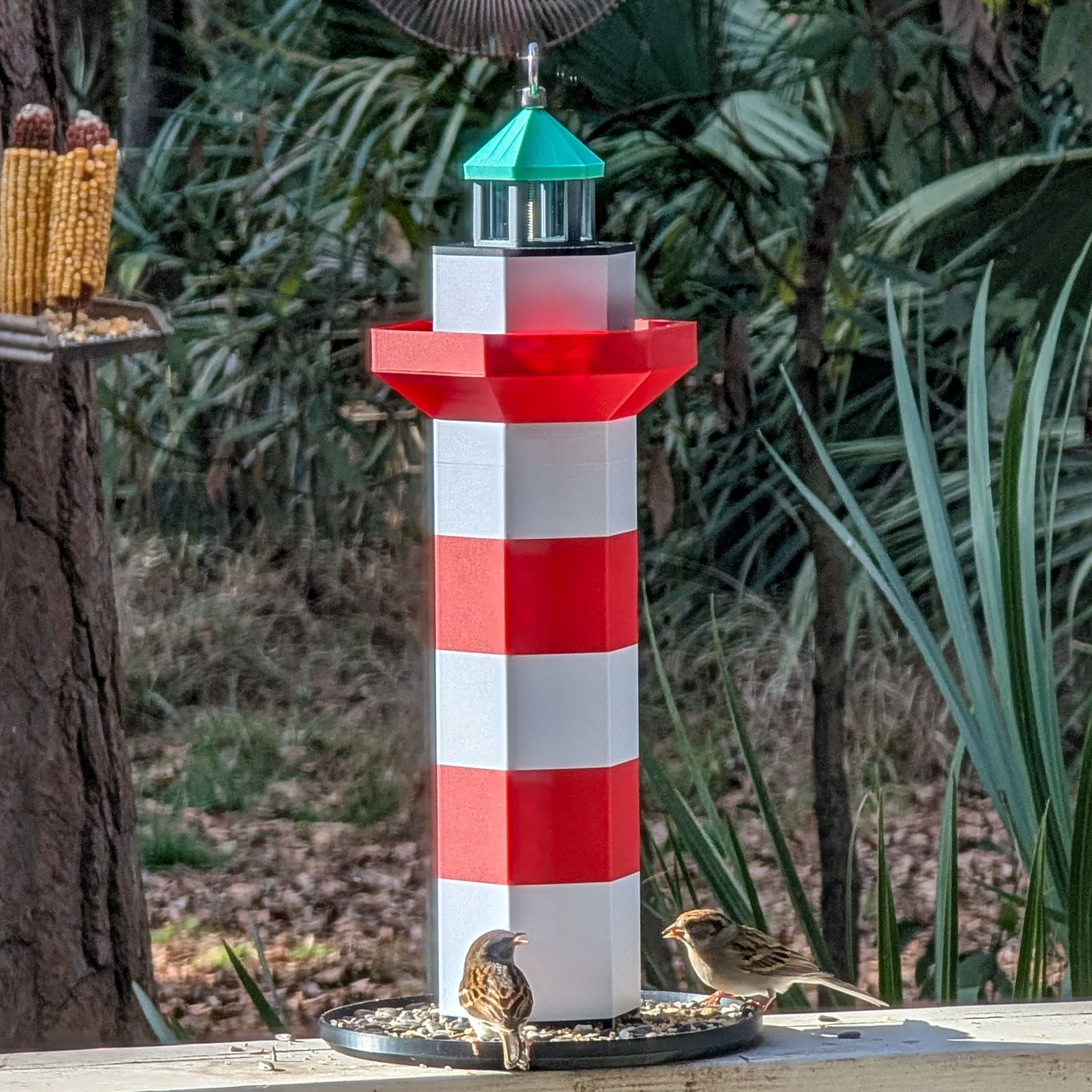 Harbour Town Lighthouse Bird Feeder - Image 2